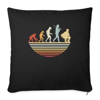 Accordion Evolution - Sofakissenbezug 45 x 45 cm - Schwarz - Vorne