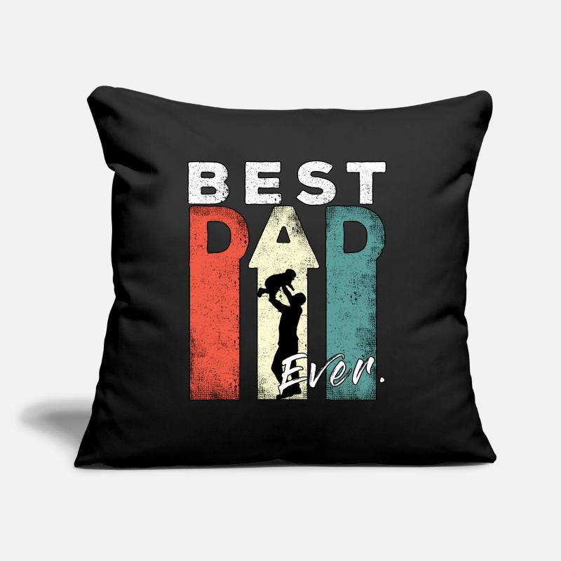 Best Dad Ever Retro Bester Papa Werdender Vater Sofakissenbezug 45 x 45 cm