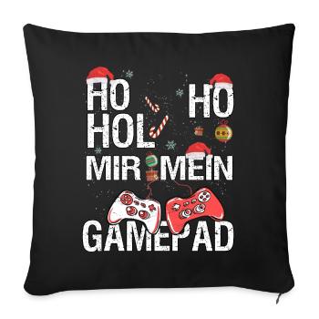 Ugly Christmas Christmas Costume Gift Gaming - Sofa pillowcase 17,3'' x 17,3'' (45 x 45 cm) - black - Front