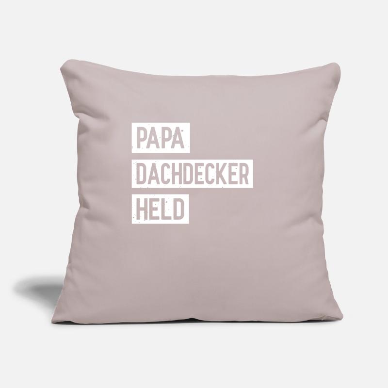 Papa Dachdecker Held Vater Dachdecken Spruch Vater Sofakissenbezug 45 x 45 cm
