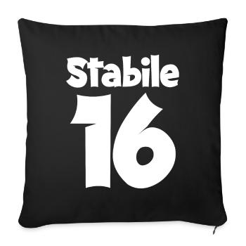 16 Geburtstag Junge Geschenk lustig 16. Ehrentag - Sofakissenbezug 45 x 45 cm - Schwarz - Vorne