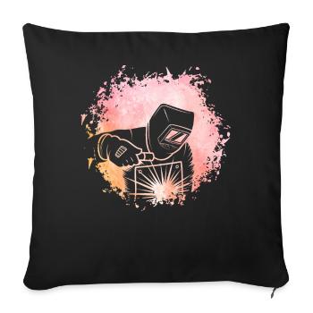 Welder Retro - Sofa pillowcase 17,3'' x 17,3'' (45 x 45 cm) - black - Front