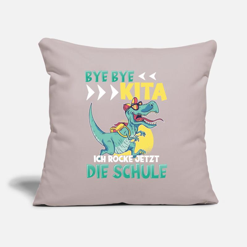 Bye bye Kindergarten Trex Sofakissenbezug 45 x 45 cm