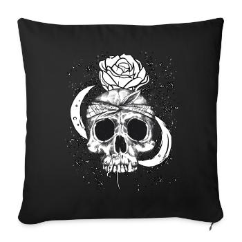 Occult Goth Grunge Gothic Punk Metal - Sofa pillowcase 17,3'' x 17,3'' (45 x 45 cm) - black - Front