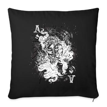 Occult Goth Gothic Punk Grunge - Sofa pillowcase 17,3'' x 17,3'' (45 x 45 cm) - black - Front