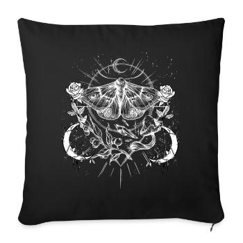 Occult Goth Gothic Punk Grunge - Sofa pillowcase 17,3'' x 17,3'' (45 x 45 cm) - black - Front