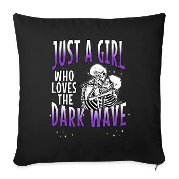 Occult Goth Gothic Punk Grunge - Sofa pillowcase 17,3'' x 17,3'' (45 x 45 cm) - black - Front