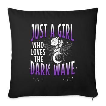 Occult Goth Gothic Punk Grunge - Sofa pillowcase 17,3'' x 17,3'' (45 x 45 cm) - black - Front