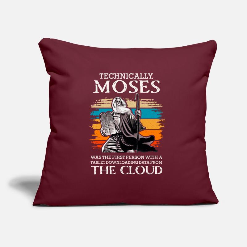 Moises First upload data English tablet Sofa pillowcase 17,3'' x 17,3'' (45 x 45 cm)