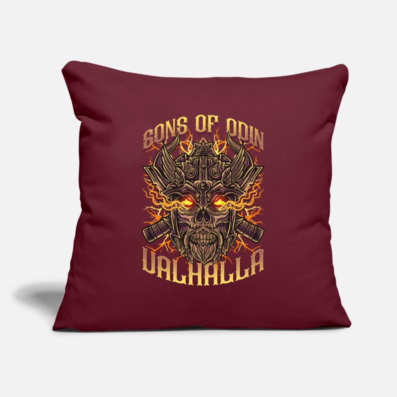 Söhne von Odin Valhala Stolz Wikinger Söhne Sofakissenbezug 45 x 45 cm
