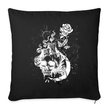 Occult Goth Gothic Punk Grunge - Sofa pillowcase 17,3'' x 17,3'' (45 x 45 cm) - black - Front