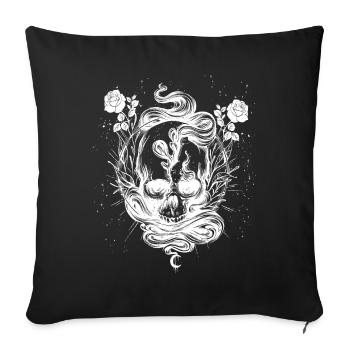 Occult Goth Gothic Punk Grunge - Sofa pillowcase 17,3'' x 17,3'' (45 x 45 cm) - black - Front