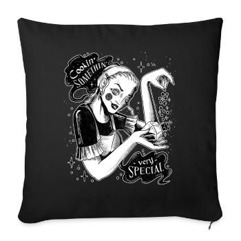 Occult Goth Gothic Punk Grunge - Sofa pillowcase 17,3'' x 17,3'' (45 x 45 cm) - black - Front