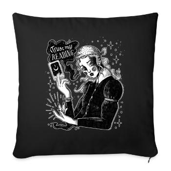 Occult Goth Gothic Punk Grunge - Sofa pillowcase 17,3'' x 17,3'' (45 x 45 cm) - black - Front