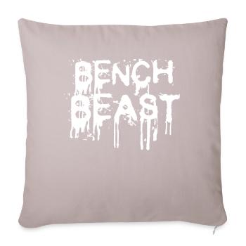 Bank Biest - Bodybuilding - Sofakissenbezug 45 x 45 cm - helles Taupe - Vorne