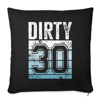 30ème anniversaire 30 ans Sportif 30 - Housse de coussin décorative 45 x 45 cm - noir - Devant