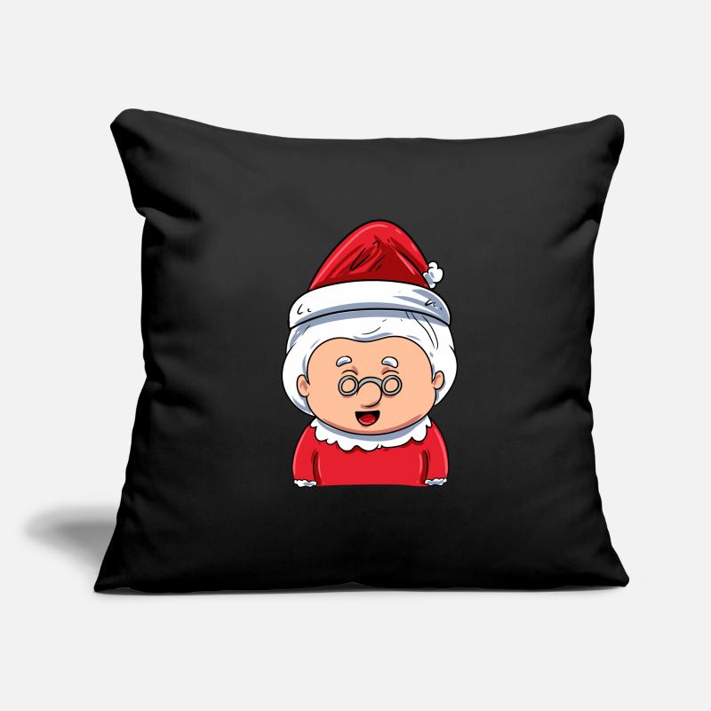 Frau Weihnachtsmann Sofakissenbezug 45 x 45 cm