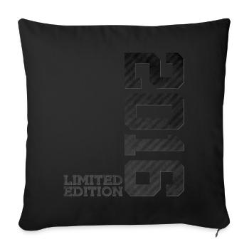 10E ÉDITION LIMITÉE DU 10E ANNIVERSAIRE 2016 - Housse de coussin décorative 45 x 45 cm - noir - Devant