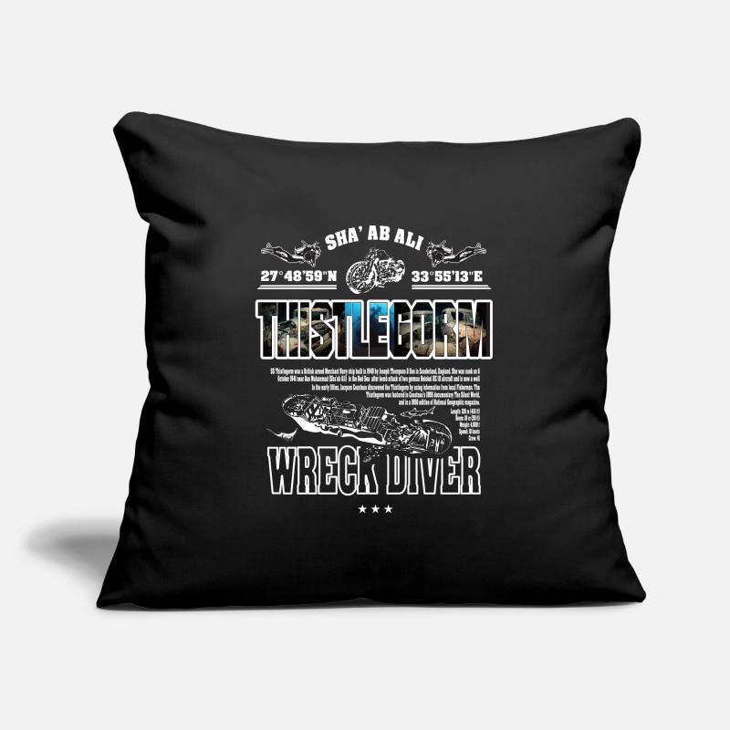 Wreck Thistlegorm Egypt Diving History Sofa pillowcase 17,3'' x 17,3'' (45 x 45 cm)