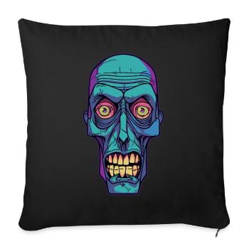 Monster Zombie - Sofa pillowcase 17,3'' x 17,3'' (45 x 45 cm) - black - Front