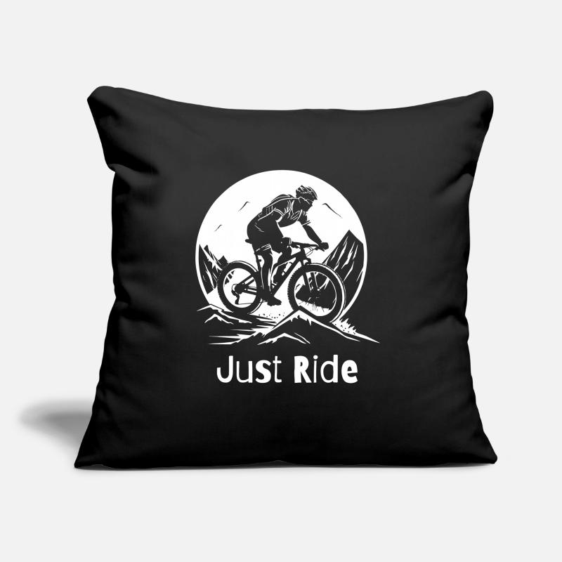 VTT facile Housse de coussin décorative 45 x 45 cm