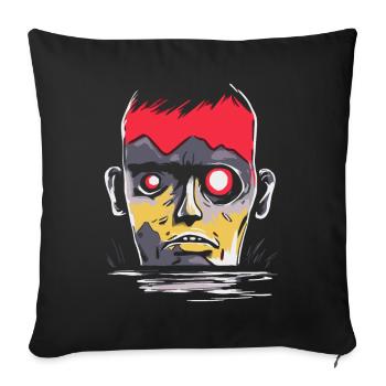 Japanese Red Sun: Look, a Monster - Sofa pillowcase 17,3'' x 17,3'' (45 x 45 cm) - black - Front