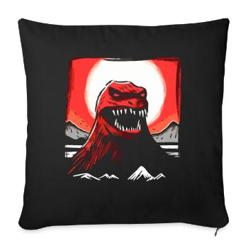 Red Sun Japan: Grunge Prince of Monsters - Sofa pillowcase 17,3'' x 17,3'' (45 x 45 cm) - black - Front