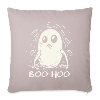 The Disappointed, Sad-Funny Little Ghost - Sofa pillowcase 17,3'' x 17,3'' (45 x 45 cm) - light taupe - Front