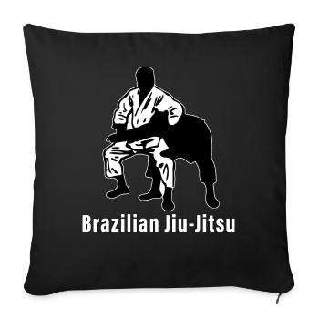 Jiu-Jitsu Brésilien - Housse de coussin décorative 45 x 45 cm - noir - Devant