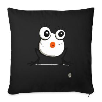 Je suis belle - Housse de coussin décorative 45 x 45 cm - noir - Devant
