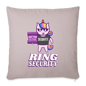 Ring Security Wedding - Sofakissenbezug 45 x 45 cm - helles Taupe - Vorne