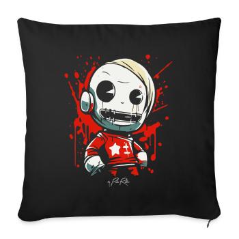 Street Art Graffiti Kid - Sofa pillowcase 17,3'' x 17,3'' (45 x 45 cm) - black - Front
