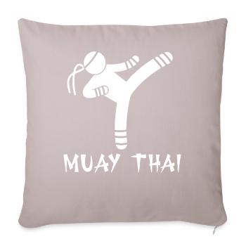 Muay Thai - Sofa pillowcase 17,3'' x 17,3'' (45 x 45 cm) - light taupe - Front