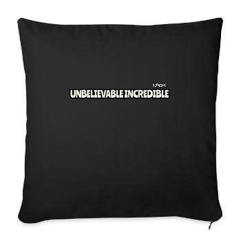 Outrageusement incroyable - Housse de coussin décorative 45 x 45 cm - noir - Devant