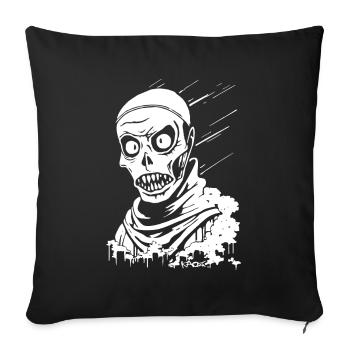 Creature of the Night: Vampire - Sofa pillowcase 17,3'' x 17,3'' (45 x 45 cm) - black - Front