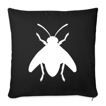 Super Cool Bow Tie - Sofa pillowcase 17,3'' x 17,3'' (45 x 45 cm) - black - Front