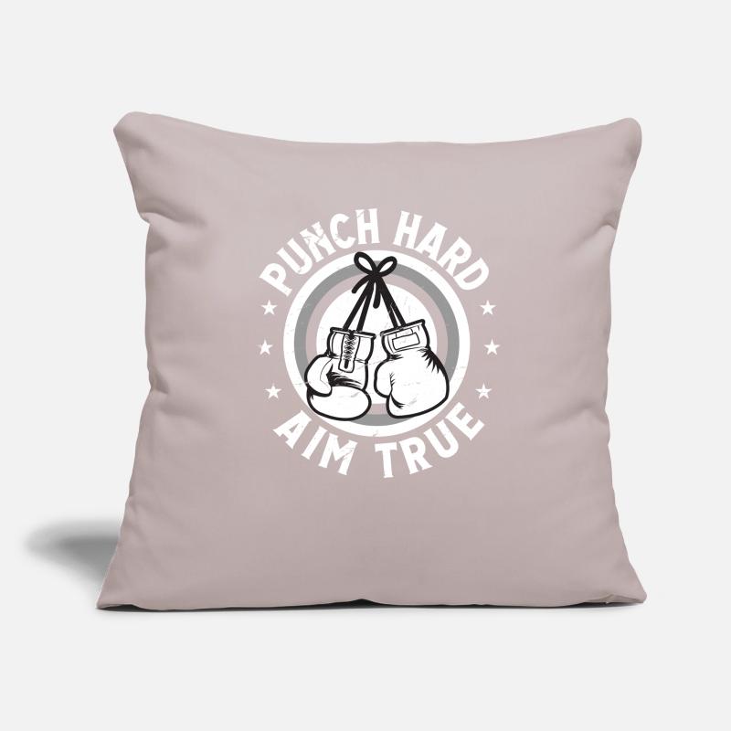 Punch Hard Aim True Sofa pillowcase 17,3'' x 17,3'' (45 x 45 cm)