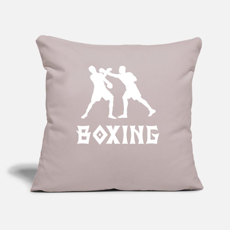 Boxe Housse de coussin décorative 45 x 45 cm