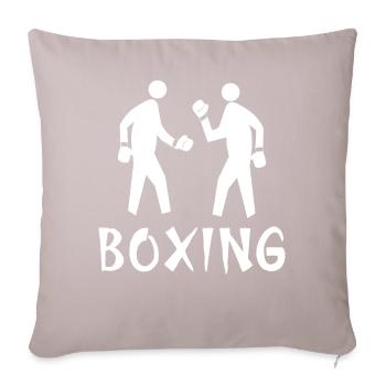 Boxing - Sofa pillowcase 17,3'' x 17,3'' (45 x 45 cm) - light taupe - Front