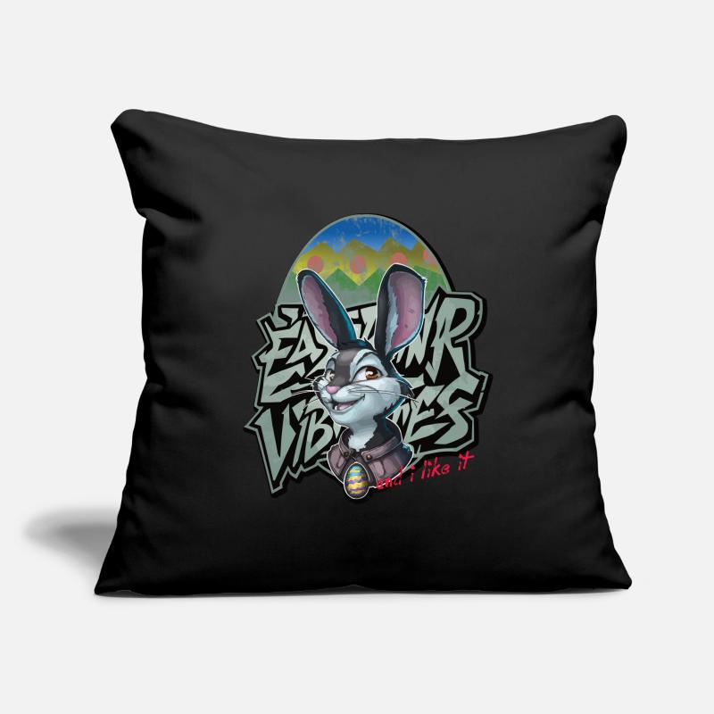 Easter Bunny Easter Spring Feelings Graffiti Gift Sofa pillowcase 17,3'' x 17,3'' (45 x 45 cm)