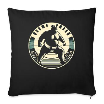 Sumo - Sofa pillowcase 17,3'' x 17,3'' (45 x 45 cm) - black - Front