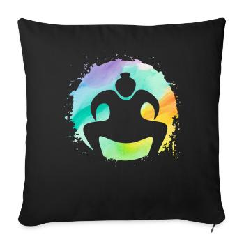 Sumo - Sofa pillowcase 17,3'' x 17,3'' (45 x 45 cm) - black - Front