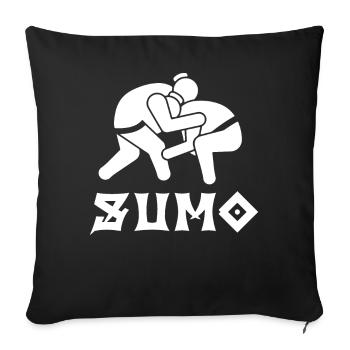 Sumo - Sofa pillowcase 17,3'' x 17,3'' (45 x 45 cm) - black - Front