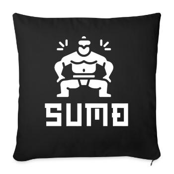 Sumo - Sofa pillowcase 17,3'' x 17,3'' (45 x 45 cm) - black - Front