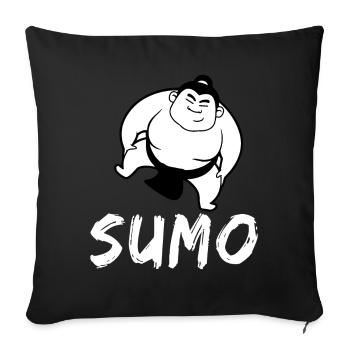 Sumo - Sofa pillowcase 17,3'' x 17,3'' (45 x 45 cm) - black - Front
