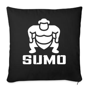 Sumo - Sofa pillowcase 17,3'' x 17,3'' (45 x 45 cm) - black - Front