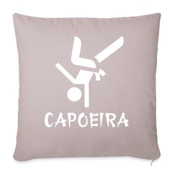 Capoeira - Sofa pillowcase 17,3'' x 17,3'' (45 x 45 cm) - light taupe - Front