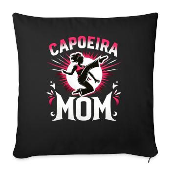 Capoeira Mama - Sofakissenbezug 45 x 45 cm - Schwarz - Vorne