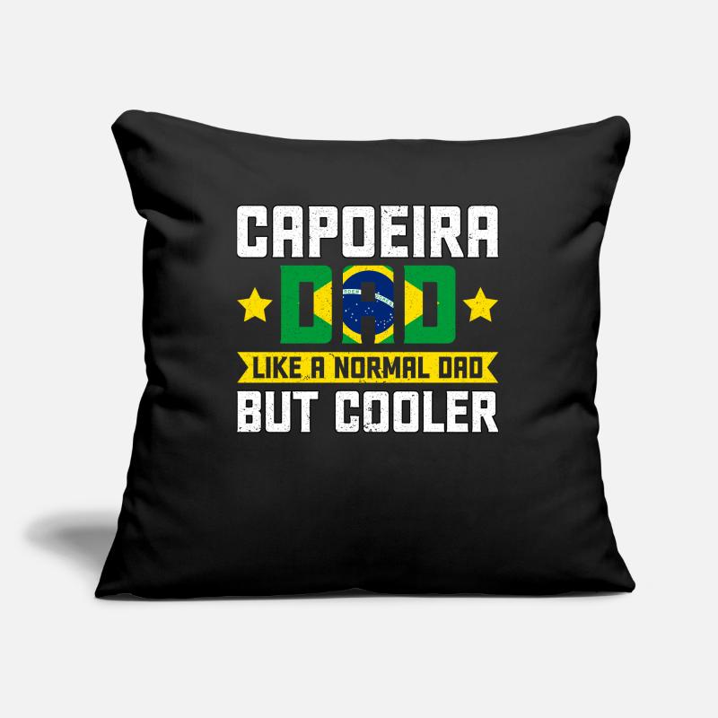 Capoeira Dad comme un papa normal mais plus cool Housse de coussin décorative 45 x 45 cm