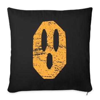 Halloween Geist - Sofakissenbezug 45 x 45 cm - Schwarz - Vorne